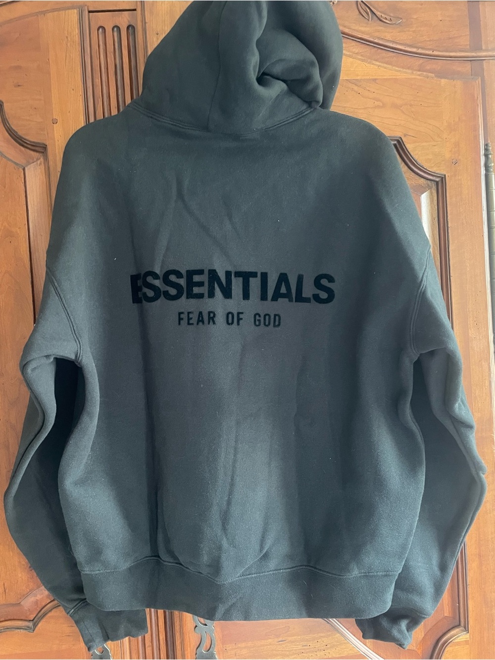 Essentials Fear of God Black Pullover Hoodie